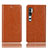 Xiaomi Mi Note 10用手帳型 レザーケース スタンド カバー T12 Xiaomi オレンジ