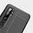 Xiaomi Mi Note 10用シリコンケース ソフトタッチラバー レザー柄 カバー Xiaomi 