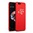 Xiaomi Mi Note 3用ハードケース プラスチック 花々 Xiaomi レッド
