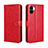 レッド Xiaomi Poco C50用手帳型 レザーケース スタンド カバー BY5 Xiaomi レッド