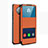 Xiaomi Poco F2 Pro用手帳型 レザーケース スタンド カバー T02 Xiaomi オレンジ