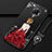 Xiaomi Poco F2 Pro用シリコンケース ソフトタッチラバー バタフライ ドレスガール ドレス少女 カバー Xiaomi レッド・ブラック
