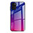 Xiaomi Poco M3用ハイブリットバンパーケース プラスチック 鏡面 虹 グラデーション 勾配色 カバー H01 Xiaomi ローズレッド