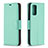 Xiaomi Poco M3用手帳型 レザーケース スタンド カバー B06F Xiaomi グリーン
