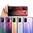 Xiaomi Poco M3用ハイブリットバンパーケース プラスチック 鏡面 虹 グラデーション 勾配色 カバー LS1 Xiaomi 