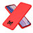 Xiaomi Poco X3用360度 フルカバー極薄ソフトケース シリコンケース 耐衝撃 全面保護 バンパー H01P Xiaomi レッド