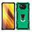 Xiaomi Poco X3用ハイブリットバンパーケース プラスチック アンド指輪 マグネット式 S01 Xiaomi 