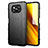 Xiaomi Poco X3 NFC用360度 フルカバー極薄ソフトケース シリコンケース 耐衝撃 全面保護 バンパー S01 Xiaomi ブラック