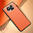 Xiaomi Poco X3 NFC用ケース 高級感 手触り良いレザー柄 S01 Xiaomi オレンジ