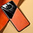 Xiaomi Poco X3 NFC用シリコンケース ソフトタッチラバー レザー柄 アンドマグネット式 Xiaomi 