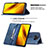 Xiaomi Poco X3 NFC用手帳型 レザーケース スタンド カバー B05F Xiaomi 