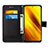 Xiaomi Poco X3 NFC用手帳型 レザーケース スタンド パターン カバー Y02B Xiaomi 