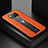 Xiaomi Poco X3 Pro用シリコンケース ソフトタッチラバー レザー柄 カバー FL2 Xiaomi オレンジ