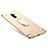 Xiaomi Pocophone F1用ケース 高級感 手触り良い メタル兼プラスチック バンパー アンド指輪 A01 Xiaomi ゴールド