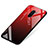 Xiaomi Pocophone F1用ハイブリットバンパーケース プラスチック 鏡面 虹 グラデーション 勾配色 カバー Xiaomi レッド