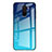 Xiaomi Pocophone F1用ハイブリットバンパーケース プラスチック 鏡面 虹 グラデーション 勾配色 カバー Xiaomi 