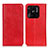 Xiaomi Redmi 10 Power用手帳型 レザーケース スタンド カバー K01Z Xiaomi レッド
