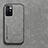 Xiaomi Redmi 10 Prime用ケース 高級感 手触り良いレザー柄 DY1 Xiaomi グレー