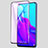 Xiaomi Redmi 10X 4G用強化ガラス フル液晶保護フィルム アンチグレア ブルーライト Xiaomi ブラック