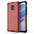 Xiaomi Redmi 10X 5G用360度 フルカバー ハイブリットバンパーケース クリア透明 プラスチック カバー AM1 Xiaomi レッド