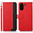 Xiaomi Redmi 13C用手帳型 レザーケース スタンド カバー A09D Xiaomi レッド