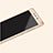 Xiaomi Redmi 3X用極薄ソフトケース シリコンケース 耐衝撃 全面保護 クリア透明 Xiaomi ゴールド