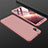 Xiaomi Redmi 7A用ハードケース プラスチック 質感もマット 前面と背面 360度 フルカバー Xiaomi ローズゴールド