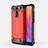 Xiaomi Redmi 8用ハイブリットバンパーケース プラスチック 兼シリコーン カバー Xiaomi レッド