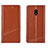 Xiaomi Redmi 8A用手帳型 レザーケース スタンド カバー L15 Xiaomi オレンジ