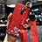 Xiaomi Redmi 9用シリコンケース ソフトタッチラバー 花 カバー Xiaomi 