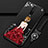 Xiaomi Redmi K30 5G用シリコンケース ソフトタッチラバー バタフライ ドレスガール ドレス少女 カバー Xiaomi レッド・ブラック