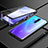 Xiaomi Redmi K30 5G用ケース 高級感 手触り良い アルミメタル 製の金属製 360度 フルカバーバンパー 鏡面 カバー M02 Xiaomi ブラック