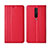 Xiaomi Redmi K30 5G用手帳型 レザーケース スタンド カバー L01 Xiaomi レッド