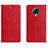 Xiaomi Redmi K30 Pro 5G用手帳型 レザーケース スタンド カバー L01 Xiaomi レッド