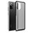 Xiaomi Redmi Note 10 4G用ハイブリットバンパーケース クリア透明 プラスチック カバー WL1 Xiaomi ブラック