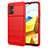 Xiaomi Redmi Note 11R 5G用シリコンケース ソフトタッチラバー ライン カバー MF1 Xiaomi レッド