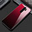 Xiaomi Redmi Note 8 Pro用ハイブリットバンパーケース プラスチック パターン 鏡面 カバー S02 Xiaomi レッド