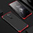 Xiaomi Redmi Note 8 Pro用ケース 高級感 手触り良い アルミメタル 製の金属製 カバー Xiaomi レッド・ブラック