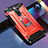 Xiaomi Redmi Note 8 Pro用ハイブリットバンパーケース プラスチック アンド指輪 マグネット式 R04 Xiaomi 