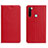Xiaomi Redmi Note 8T用手帳型 レザーケース スタンド カバー T10 Xiaomi レッド