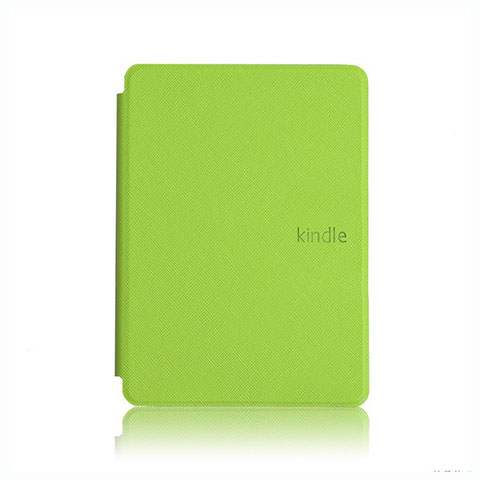 Amazon Kindle Paperwhite 6 inch用手帳型 レザーケース スタンド カバー L05 Amazon グリーン