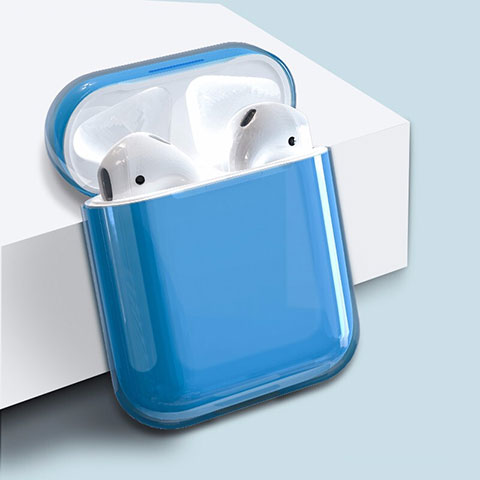 Apple AirPods用ハードケース プラスチック 質感もマット ズ用 Airpods 充電ボックス アップル ネイビー
