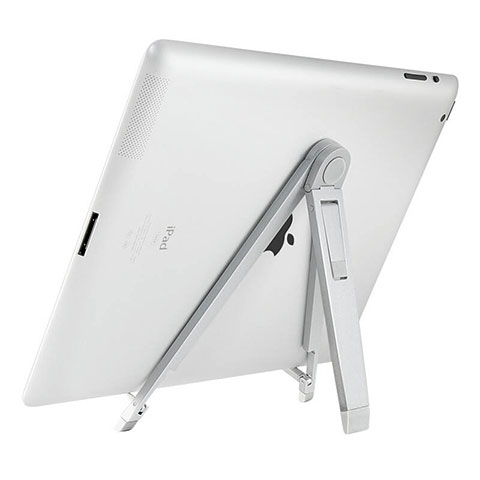 Apple iPad 3用スタンドタイプのタブレット ホルダー ユニバーサル アップル シルバー