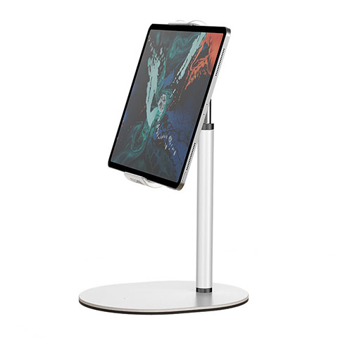 Apple iPad Air 10.9 (2020)用スタンドタイプのタブレット クリップ式 フレキシブル仕様 K28 アップル ホワイト