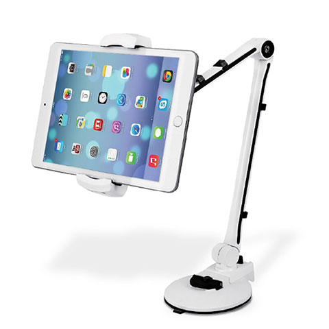 Apple iPad Air 3用スタンドタイプのタブレット クリップ式 フレキシブル仕様 H01 アップル ホワイト