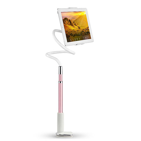 Apple iPad Air 4 10.9 (2020)用スタンドタイプのタブレット クリップ式 フレキシブル仕様 T36 アップル ピンク