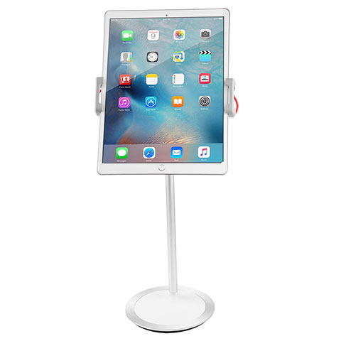 Apple iPad Mini 2用スタンドタイプのタブレット クリップ式 フレキシブル仕様 K27 アップル ホワイト