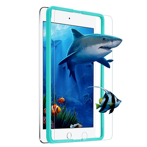 Apple iPad Mini 4用アンチグレア ブルーライト 強化ガラス 液晶保護フィルム F01 アップル ネイビー