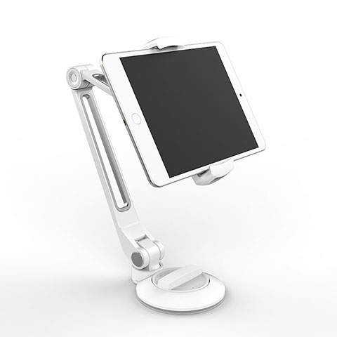 Apple iPad Mini用スタンドタイプのタブレット クリップ式 フレキシブル仕様 H04 アップル ホワイト