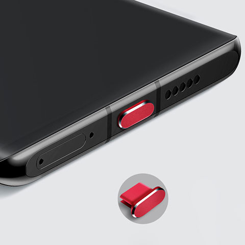 Apple iPad Pro 11 (2021)用アンチ ダスト プラグ キャップ ストッパー USB-C Android Type-Cユニバーサル H08 アップル ローズゴールド